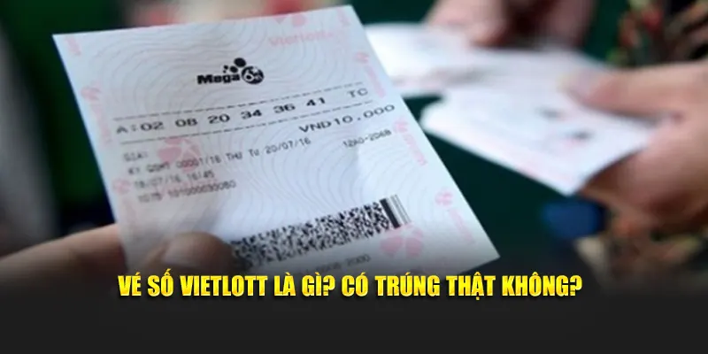 Vé số Vietlott với thiết kế hiện đại, dễ dàng chọn số qua ứng dụng.